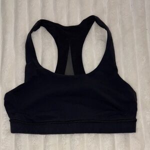 Lululemon Mesh Black Sports Bra